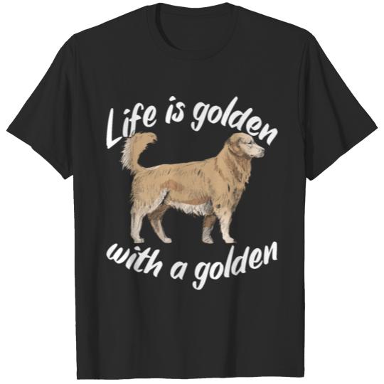 Golden Retriever rescue dogs T-shirt