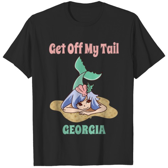 Georgia Vacation Cute Mermaid T-shirt