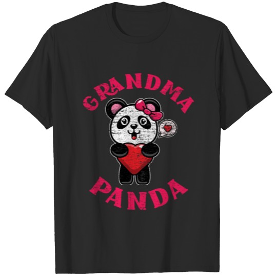 Grandma Panda Bear T-shirt