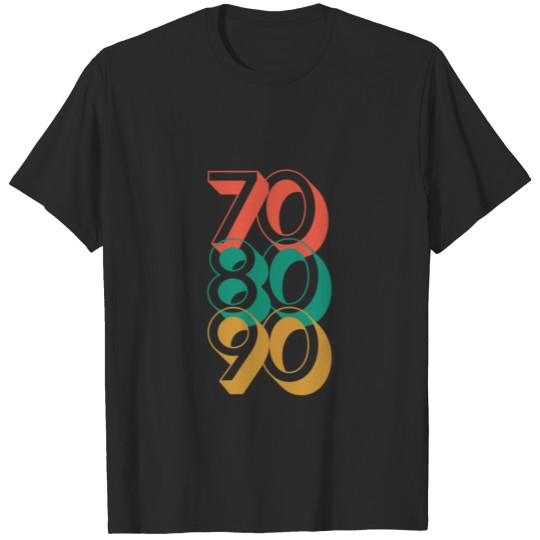 Retro 70 80 90 T-shirt