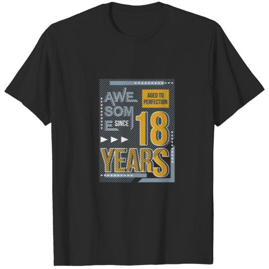 18Th Birthday Men Women 18 Years 18Th Birthday T-shirt