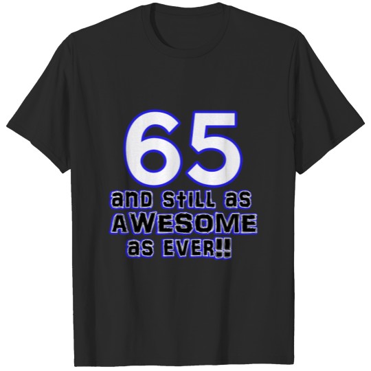 65th birthday design T-shirt