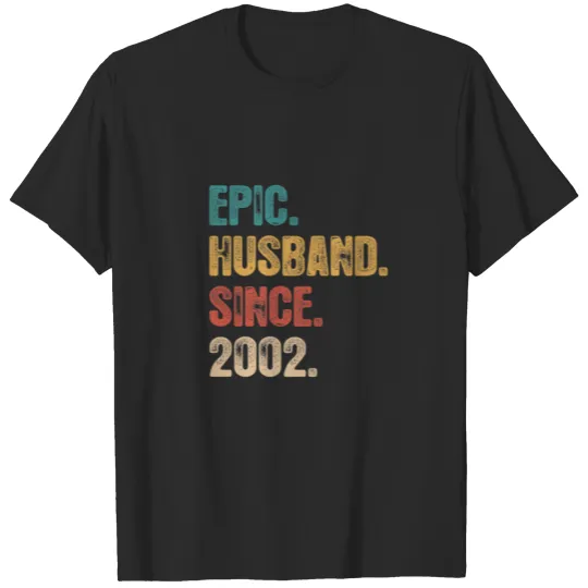 20 Wedding Aniversary For Him - Epic Husband Since T-shirt