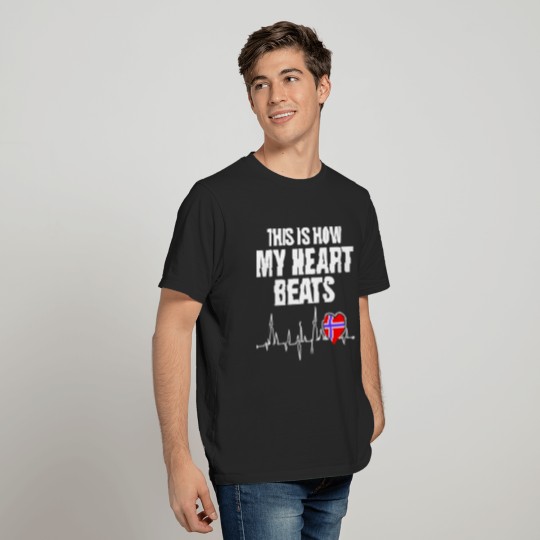 My Heart Beats Norway T-shirt