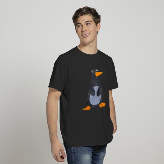 Penguin - Funny & Sweet Penguin in Watercolor T-shirt