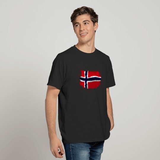 Norway flag - Vintage look T-shirt