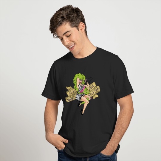 Our Songs are Better! Pizzazz Pinup - Jem And The Holograms - T-Shirt