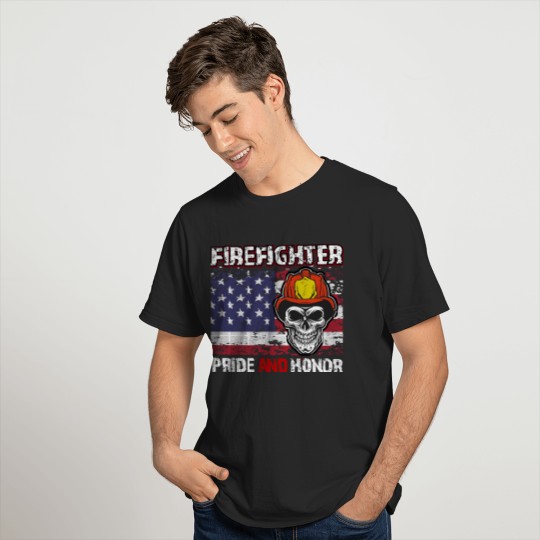 Firefighter Pride and Honor T-shirt