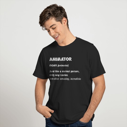 Animator birthday chirstmas present trend T-shirt