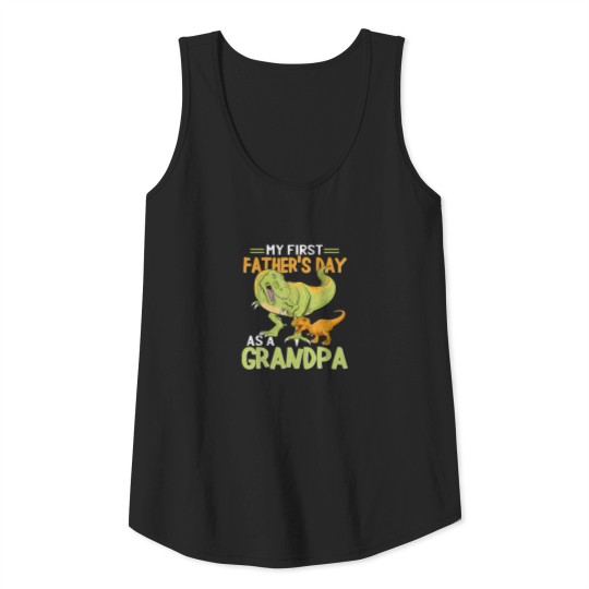 Love Grandpa My First Fathers Day 2023 As A Grandp Tank Top