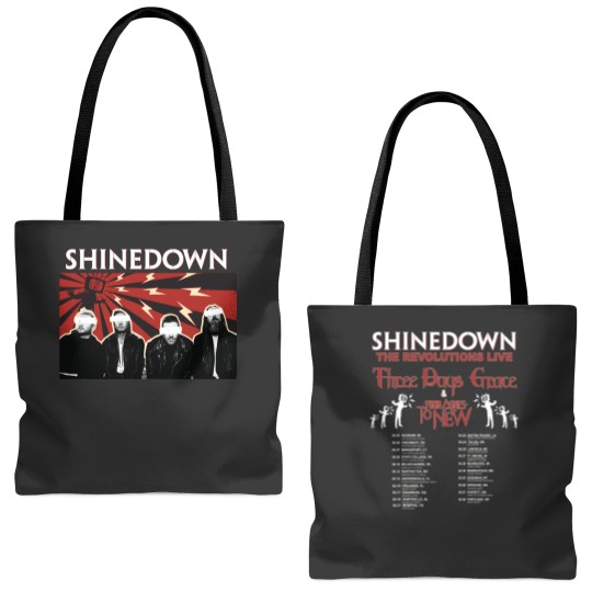 shine down Tote Bags (AOP) The Revolutions Live Tour 2023 Tote Bags (AOP) shine down Tour 2023 Tote Bags (AOP)