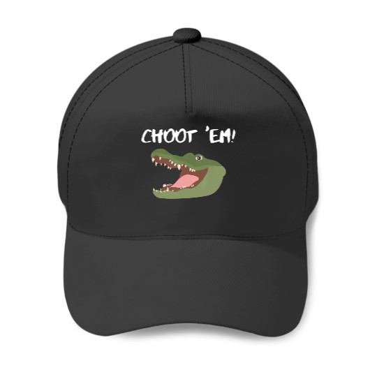 Troy Swamp Choot Em' Alligator Gator Hunting Baseball Caps