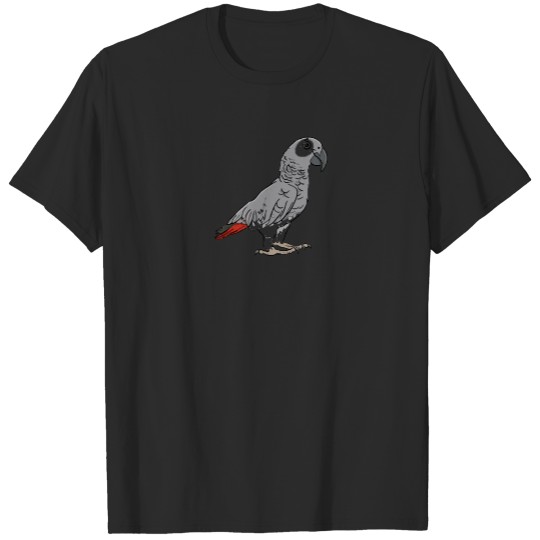 African Grey Parrots T- Shirt Just A Boy Who Loves African Grey Parrots T- Shirt T-Shirts
