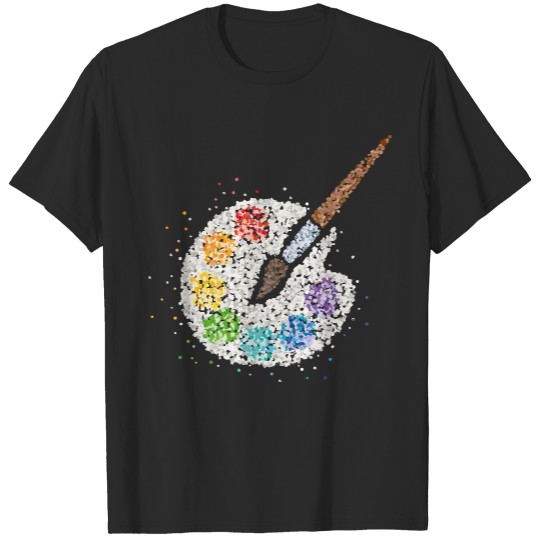 Artist T- Shirt Artist Draw Painter Painting Painting T- Shirt T-Shirts