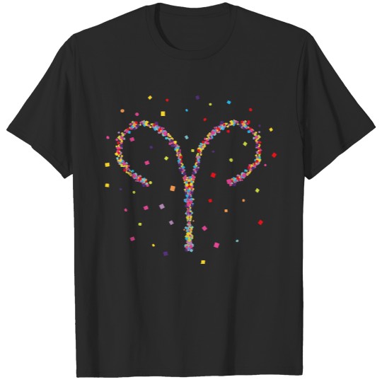 Aries T- Shirt Aries Zodiac Astrology T- Shirt T-Shirts