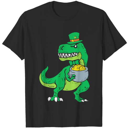 st-patrick-day-dinosaur-st-patrick-day-t-shirts