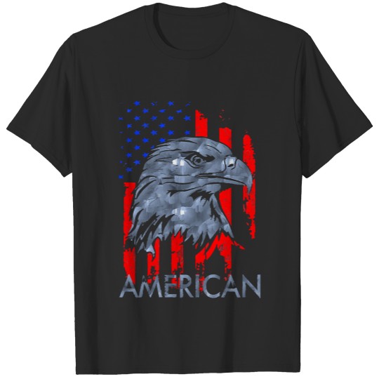4th Of July T- Shirt American Eagle T- Shirt T-Shirts