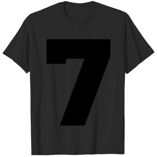 Varsity Block Number 7 T-shirt
