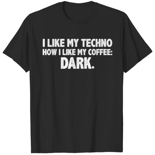 Techno & coffee T-shirt