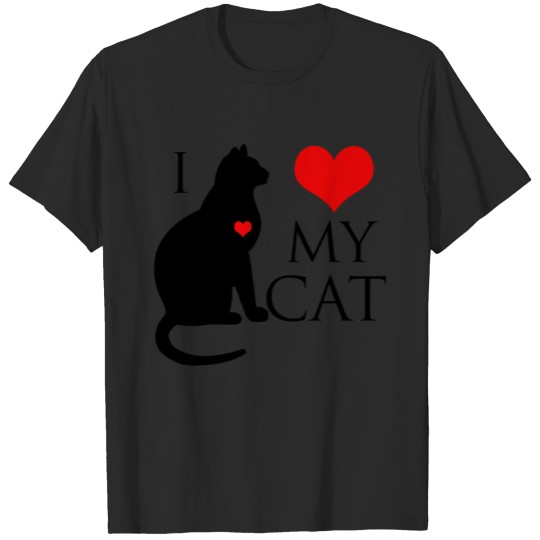 I Love My Cat T-shirt