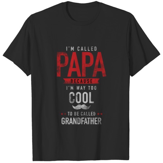 PAPA THE MAN grandpa, grandparents, grandpa to be T-shirt