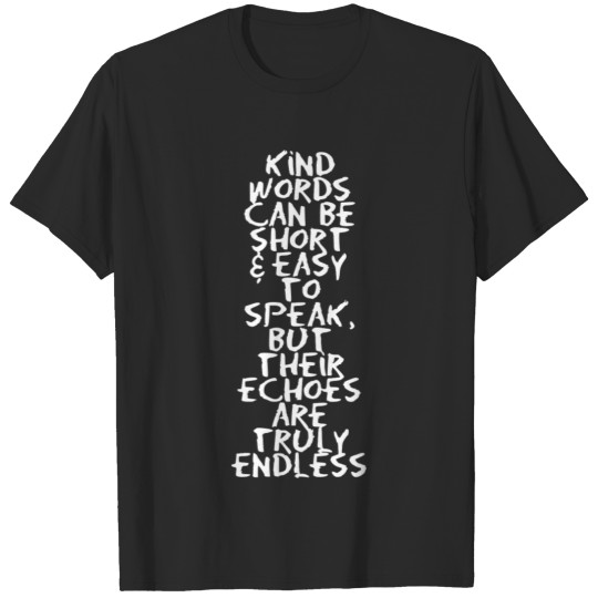 Kind words (dark) T-shirt