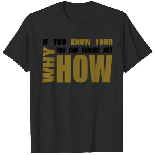 know your why T-shirt
