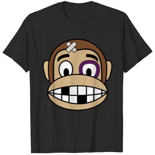 Monkey Emoji - lucky looser T-shirt