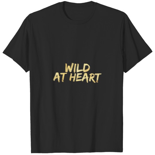 Golden Heart Design T-shirt