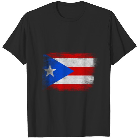 Puerto Rico State Flag Distressed Vintage Shirt T-shirt