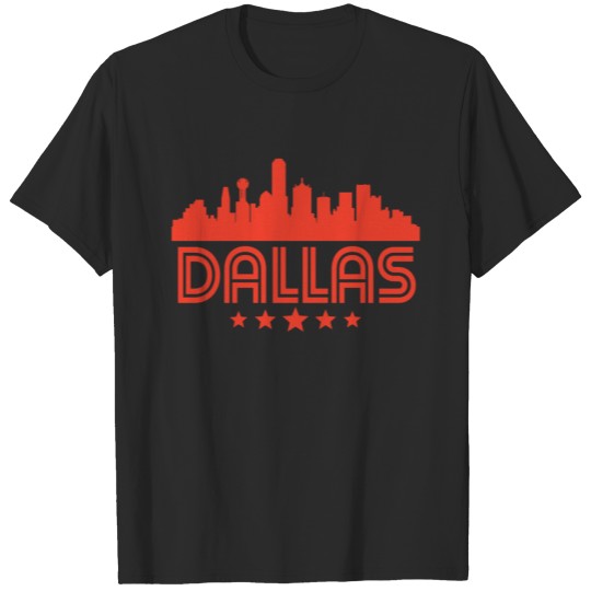 Retro Dallas Skyline T-shirt