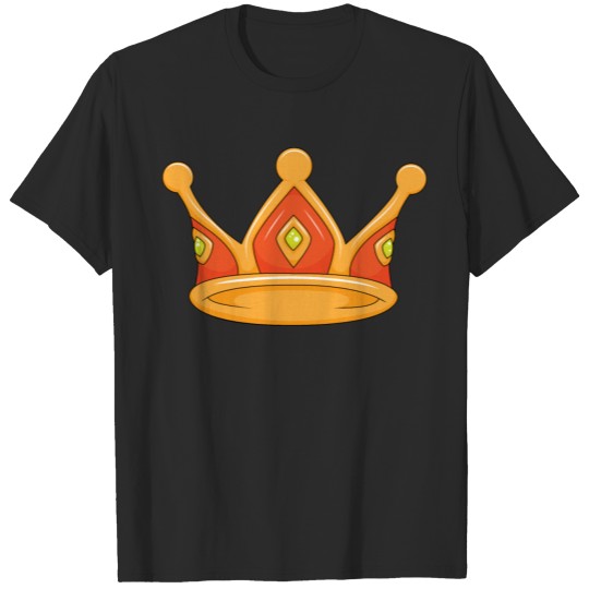 light red crown T-shirt