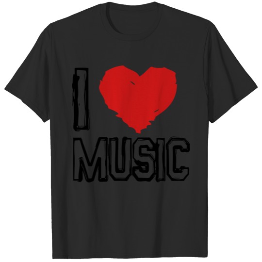 I LOVE MUSIC T-shirt