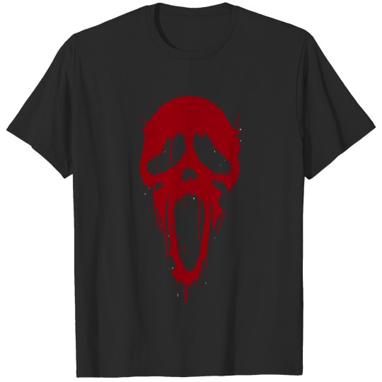 Scream Mask Halloween T-shirt