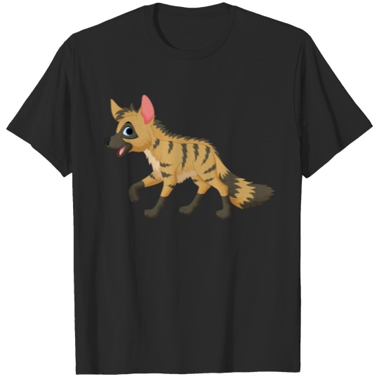 hyena animal wildlife illustration T-shirt