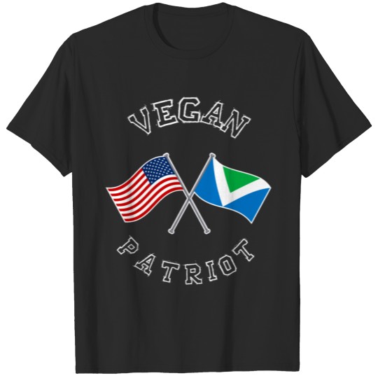 VEGAN PATRIOT International Vegan Flag T-shirt