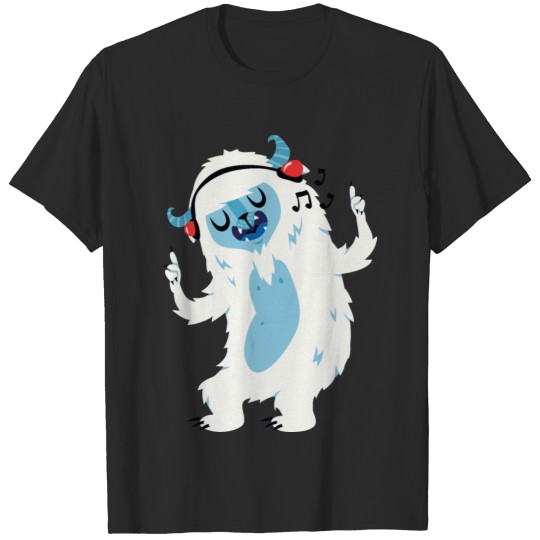 Yeti dancing to music T-shirt