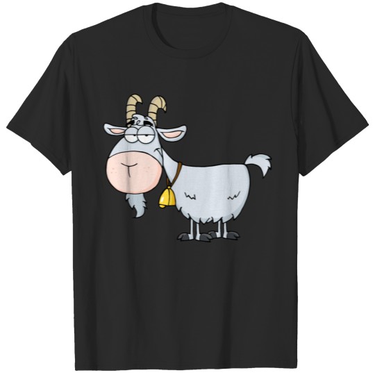 Pet goat animal vector illustration cool art image T-shirt