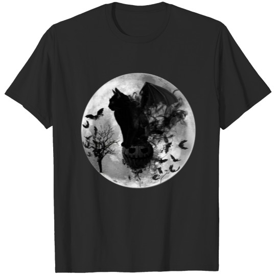 Halloween Samhain Batcat T-shirt