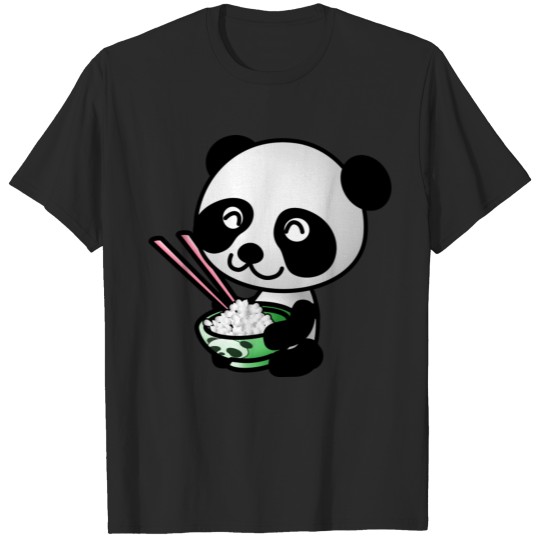 panda bear baer baby bamboo bambus42 T-shirt