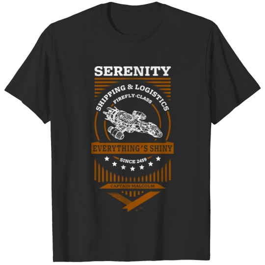 Captain Malcolm - Serenity, shipping and logisti T-shirt