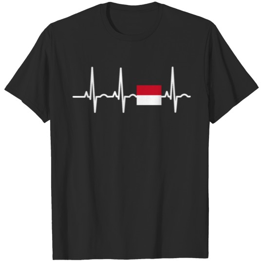 EKG heartbeat monaco kp T-shirt