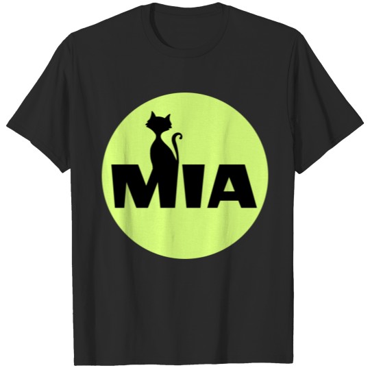 Mia first name cat T-shirt