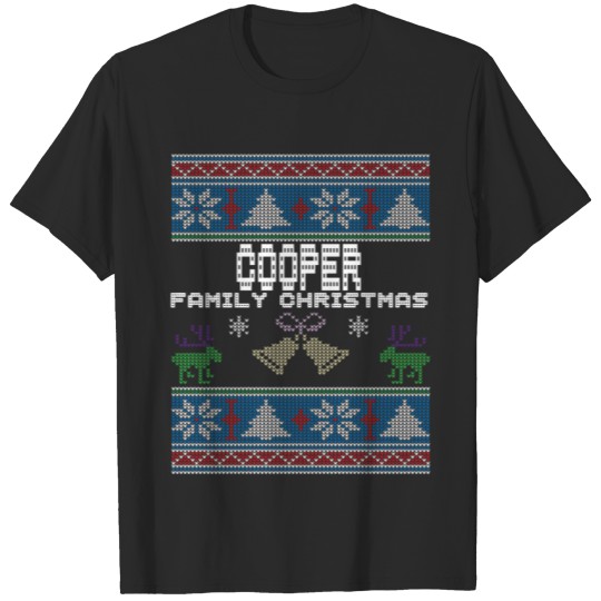 Ugly Cooper Christmas Family Vacation Tshirt T-shirt