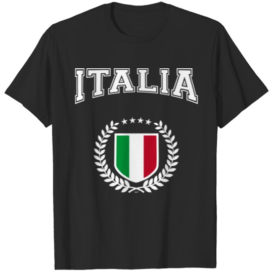 Italian coat of arms with laurel wreath T-shirt