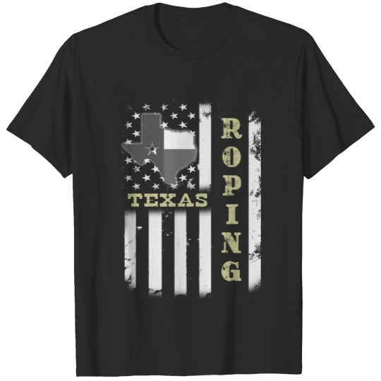 Texas Roping Flags T-shirt