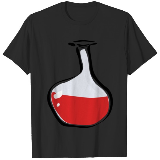 reagenzglas flask tube experiment chemistry chemie T-shirt
