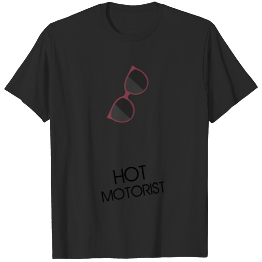 Hot motorist sunglasses gift T-shirt