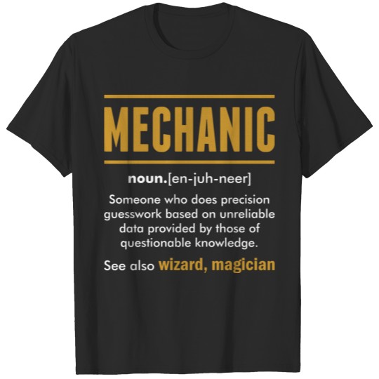 Mechanic Wizard Magician T-shirt
