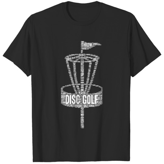 Disc Golf Words T-shirt